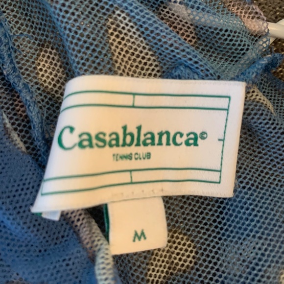 Casablanca L'Amour En Fleur Mesh Top - Picture 6 of 9